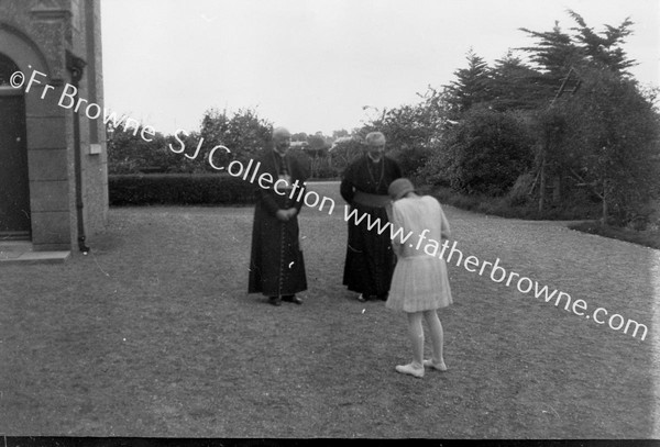 APOSTOLIC NUNCIS AT NENAGH BEING PHOTOGRAPHED BY MARY RYAN